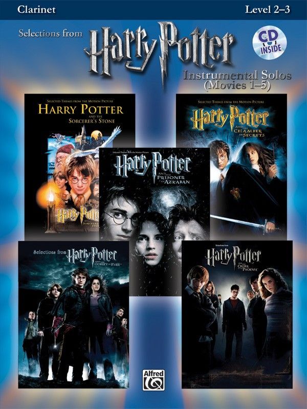 Noten Klarinette clarinet HARRY POTTER INSTRUMENTAL SOLOS ALF 29053 Alfred
