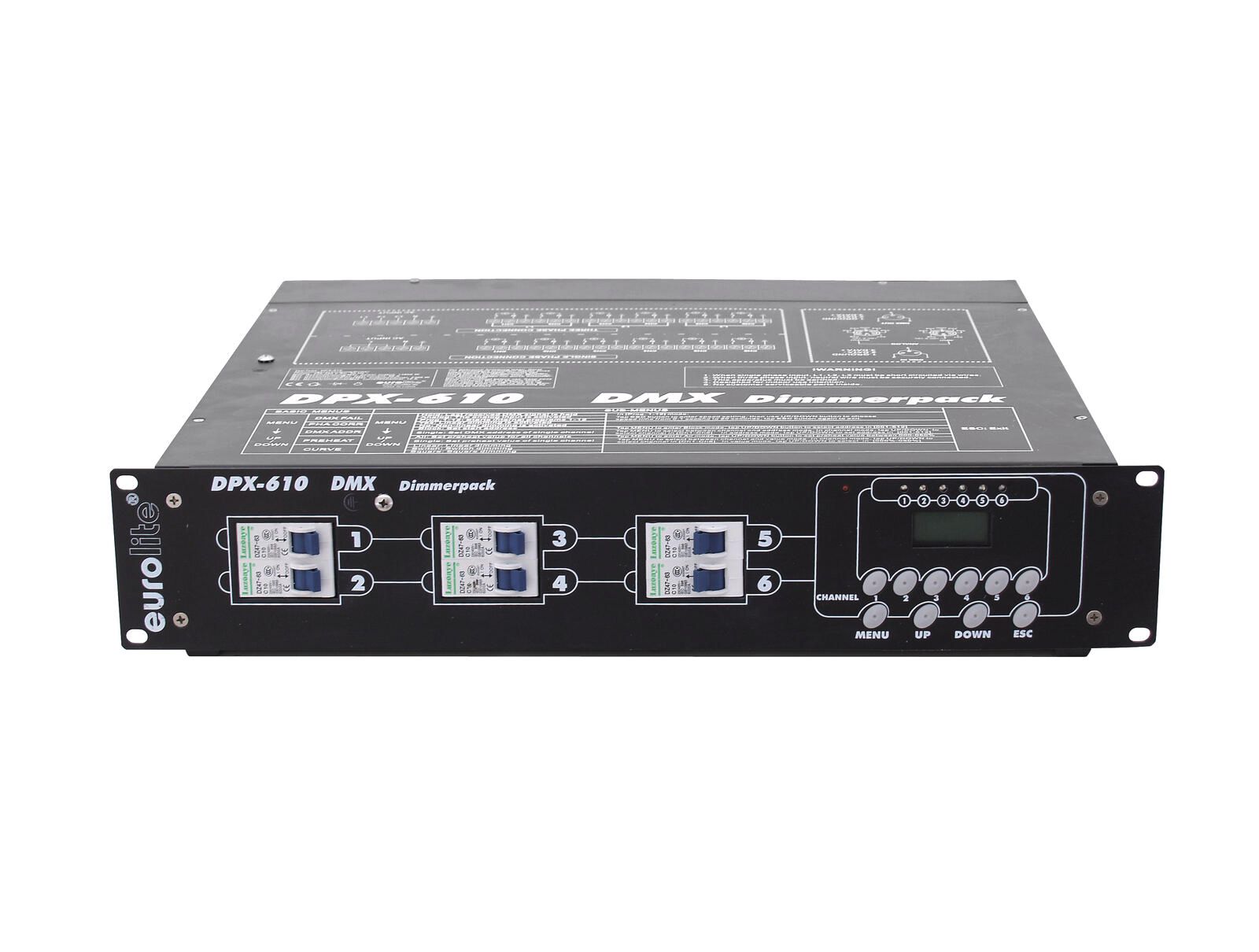 EUROLITE DPX 610 DMX Dimmerpack mit Klemmleiste - B-Stock_00054887_