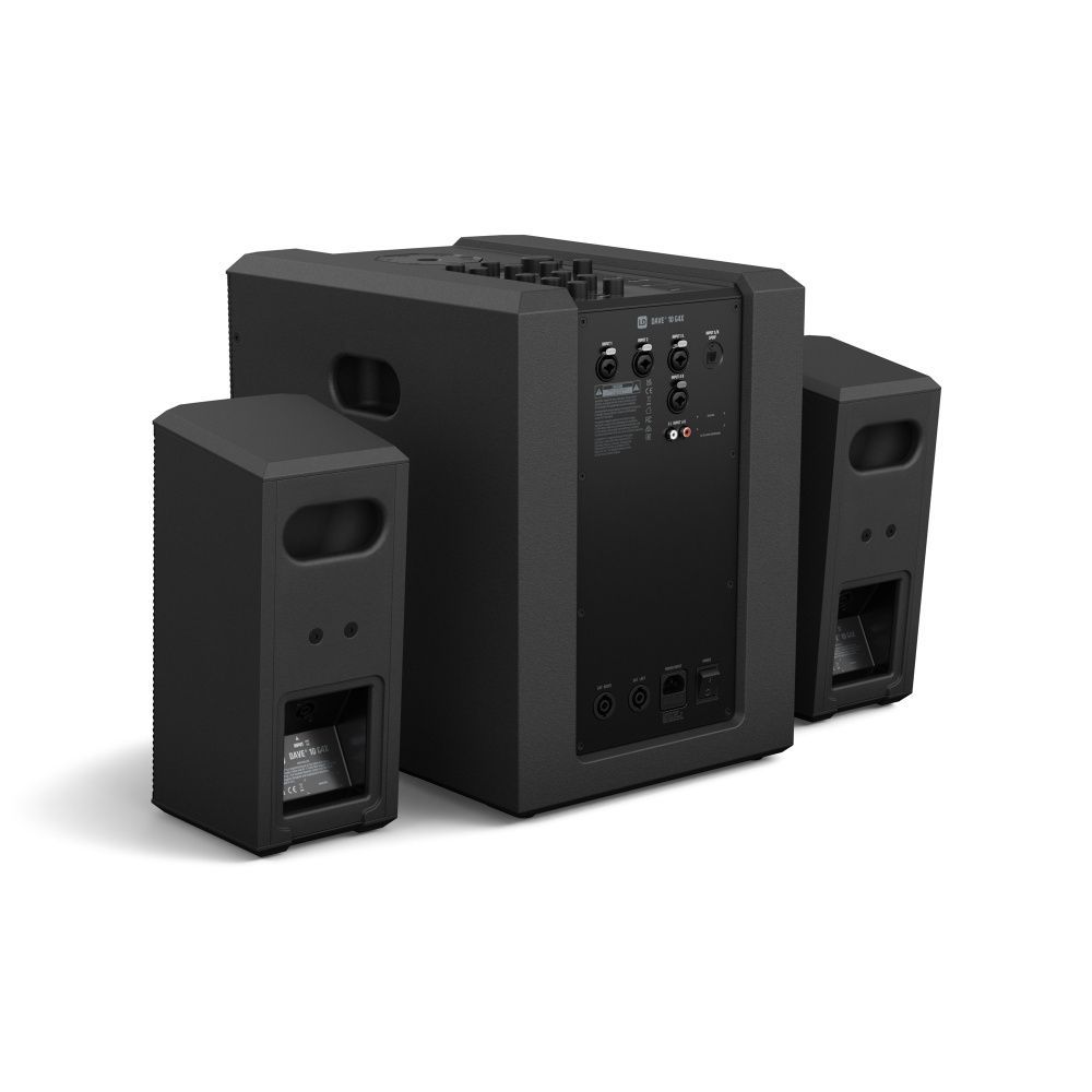 LD Systems DAVE 10 G4X Kompaktes 2.1 PA-System aktiv mit Bluetooth