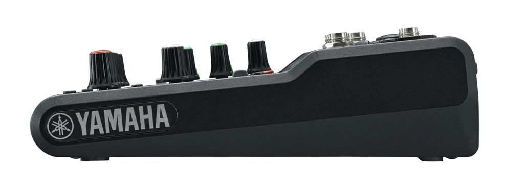 Yamaha MG06 Mixer, 2 Combi Mikrofon/Line Eingänge + 2 StereoIN, 2-Band-Equalizer