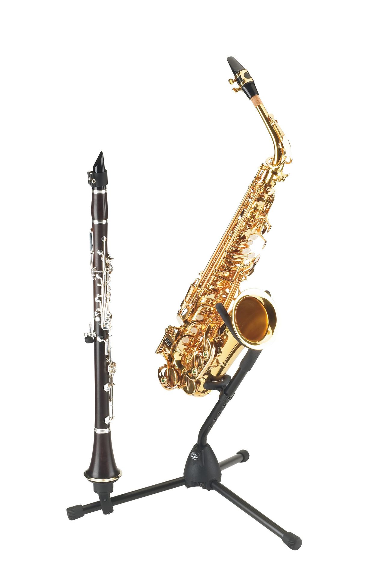 K&M 14300 Saxophonständer Alt- u. Tenor-Saxophon