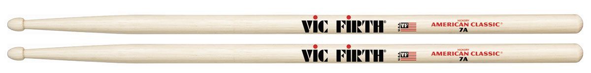 VIC FIRTH 7A Drumsticks American Classic Serie Hickory