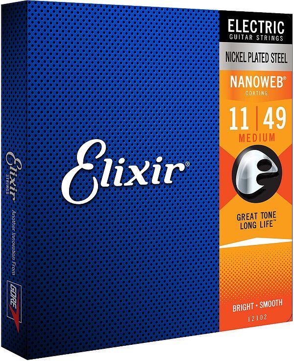 Elixir E-Gitarren Saiten Nanoweb 11-49