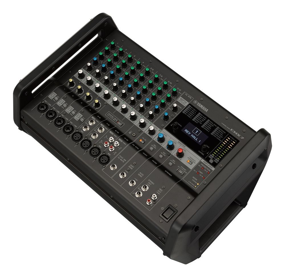 Yamaha EMX 7 Powermixer 12 Kanal Mischpult mit Endstufe 