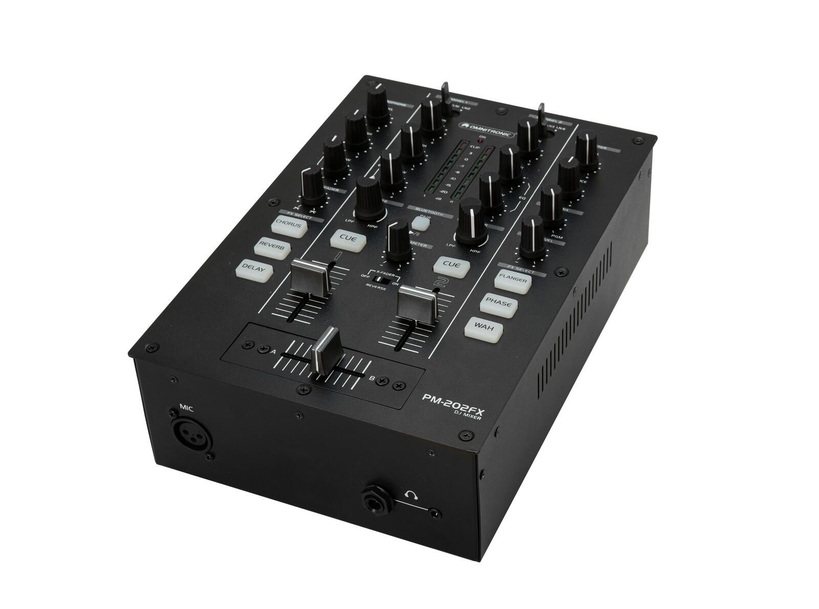 4026397731088 - OMNITRONIC PM-202FX 2-Kanal-DJ-Mixer mit Filter FX und Bluetooth