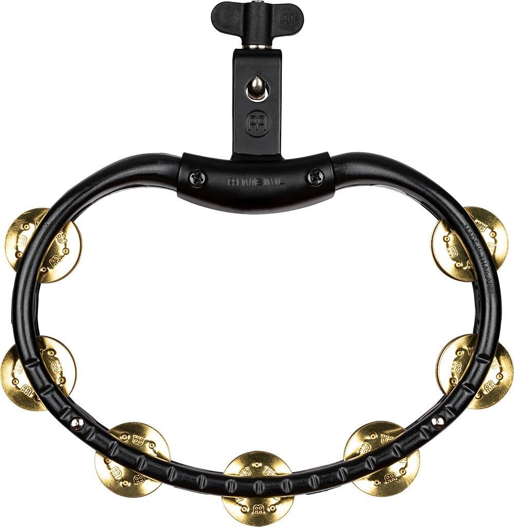 Meinl TMT2B-BK Drum Tambourin Messingschellen
