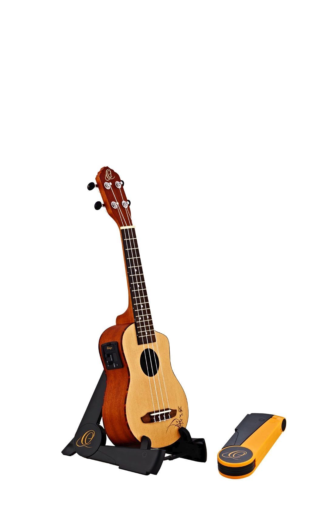 Ortega OPUS--1 BK klappbarer Bodenständer für Ukulele