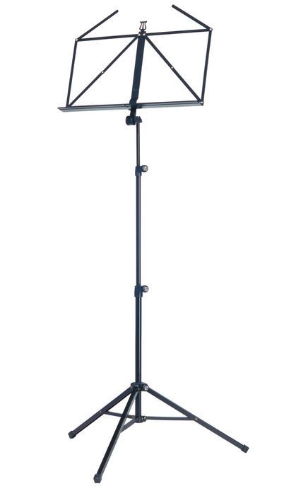 K&M 10065 Notenpult schwarz von 585 - 1220 mm einstellbar_00031658_