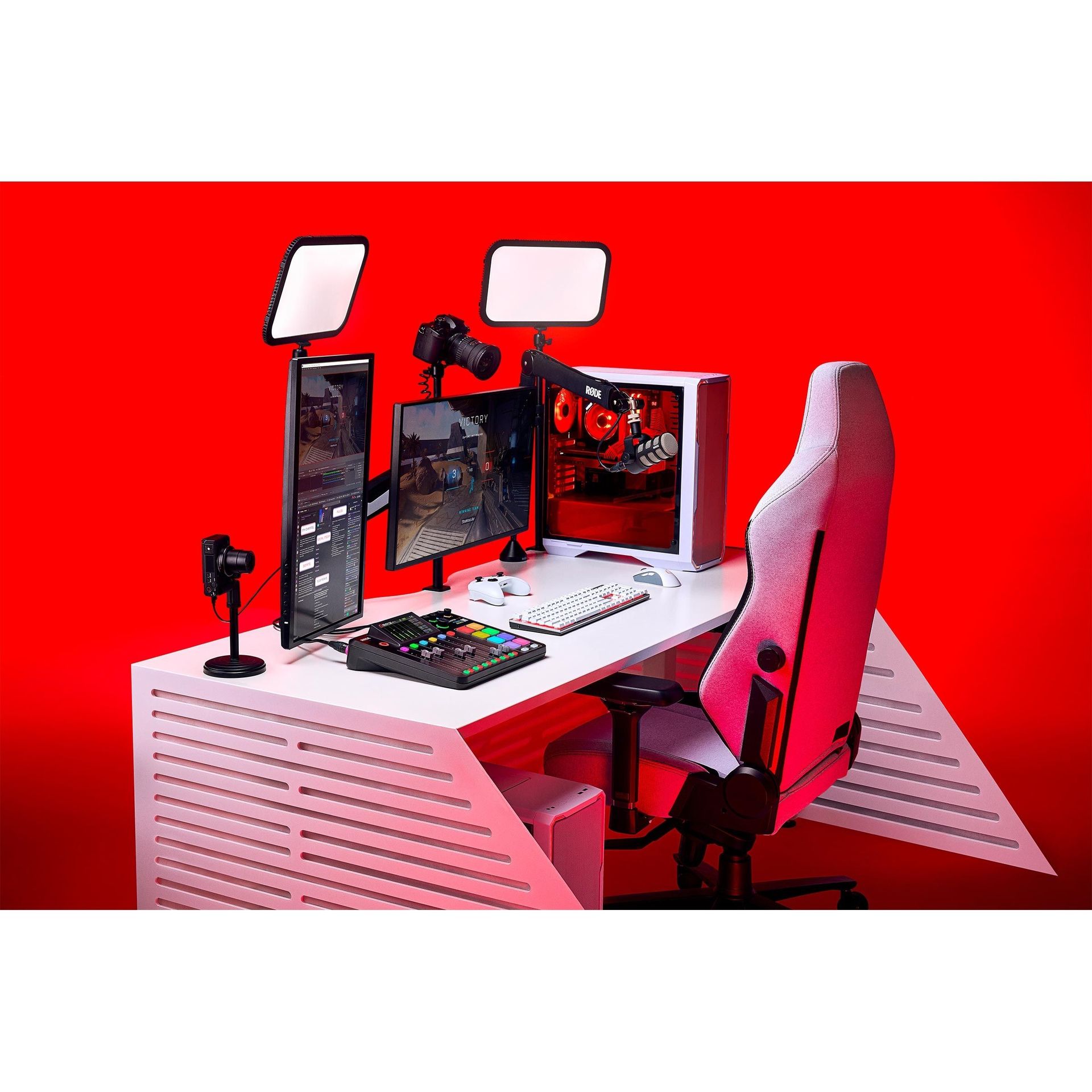 Rode Rodecaster Pro ll Audio Production Studio für Podcaster, Streamer, Musiker