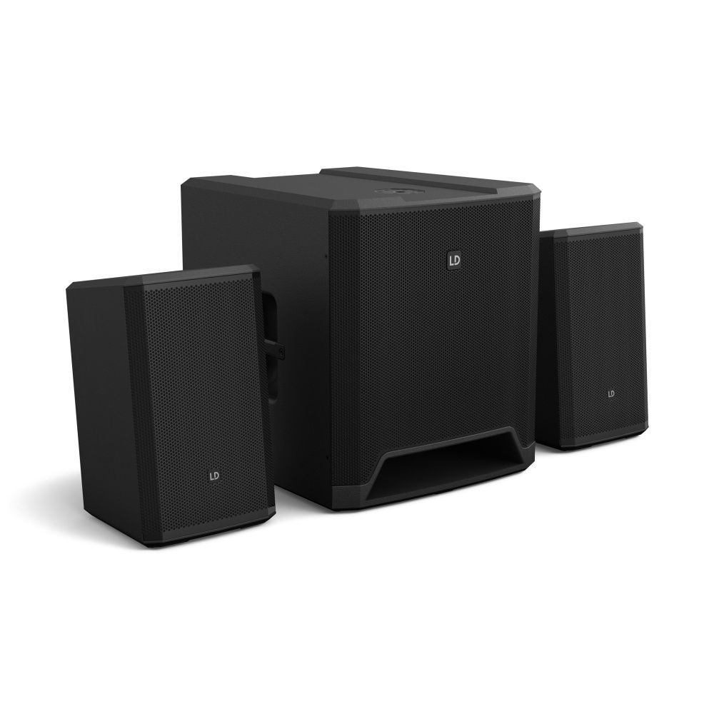 LD Systems DAVE 15 G4X Kompaktes 2.1 PA-System aktiv mit Bluetooth