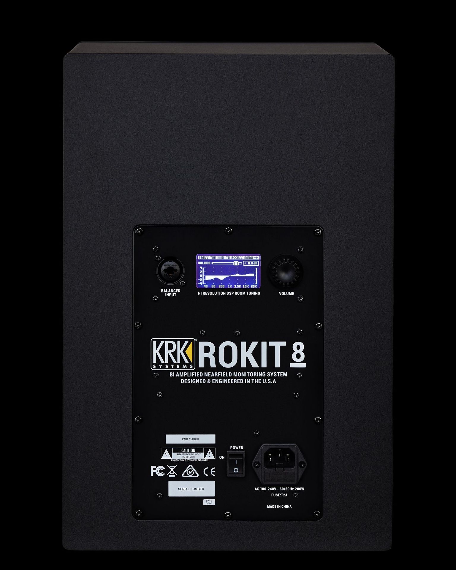 KRK Rokit RP8 G4 Aktiver Studiomonitor, Nahfeld, mit Class-D Verstärker