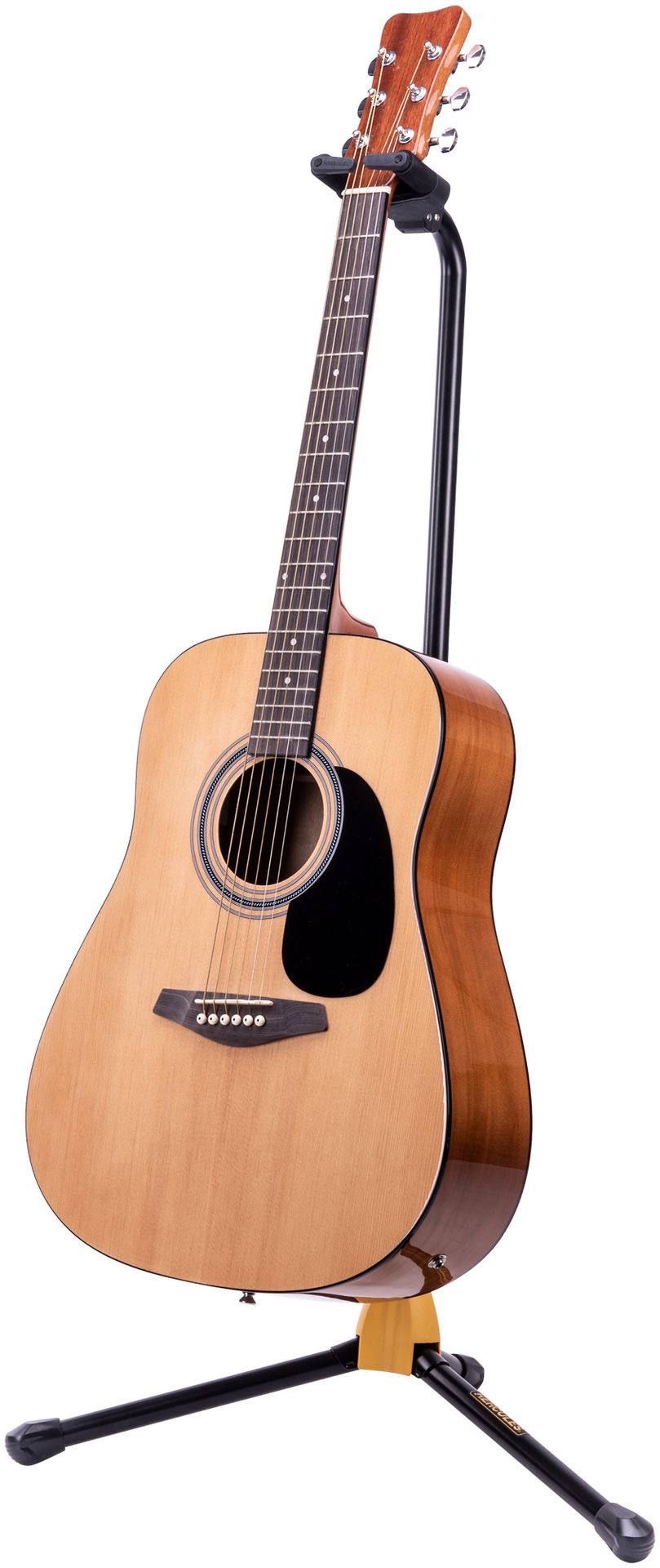 Hercules GS412B+ Gitarrenständer für 1 Gitarre, Gitarrenstativ, Auto-Grip-System_00041394_