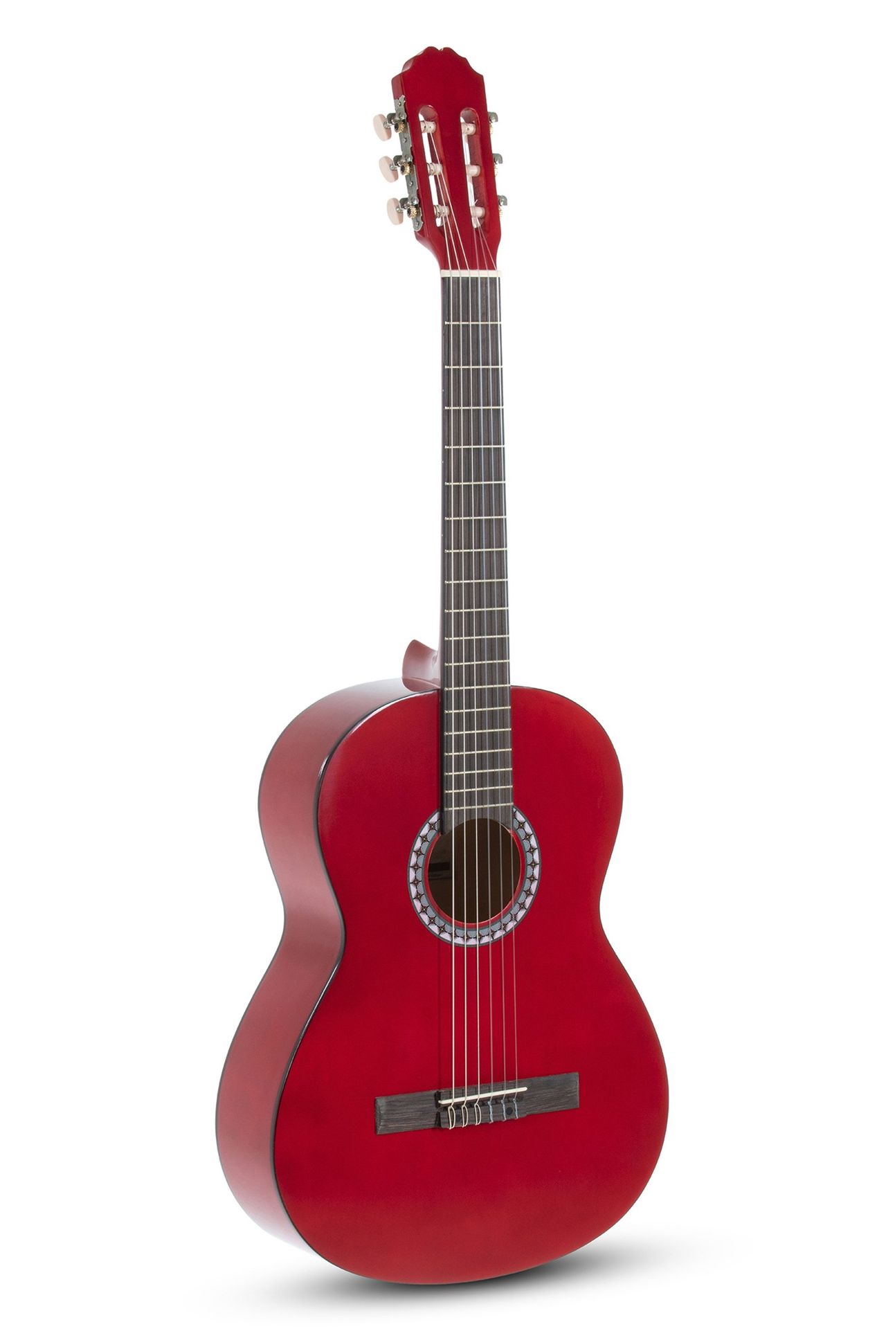 4046662249636 - PURE Klassikgitarre Basic 4 4 transparent rot 4046662249636 - PURE Klassikgitarre Basic 4 4 transparent rot