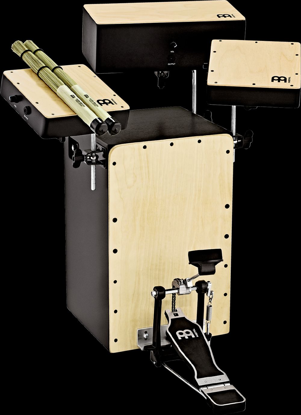 Meinl Cocktail Cajon Kit mit Pickup PBASSCAJKIT 00041872