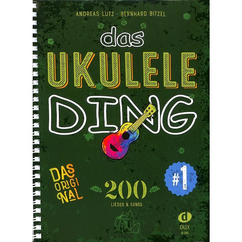 Noten DAS DING 1 UKULELE Spiralbindung jetzt MIT Noten Lutz & Bitzel