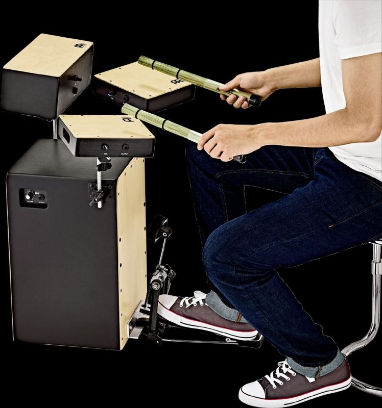 Meinl Cocktail Cajon Kit mit Pickup PBASSCAJKIT 00041872